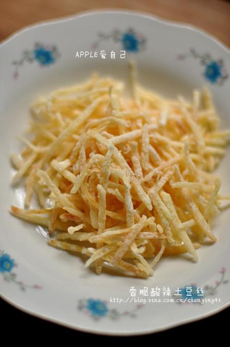 独家秘制绝版香脆酸辣土豆丝的做法