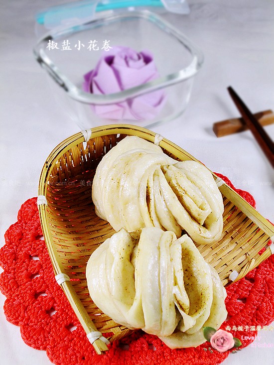 椒盐小花卷 椒盐小花卷的做法