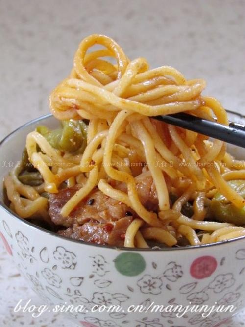 扁豆焖面 扁豆焖面的做法