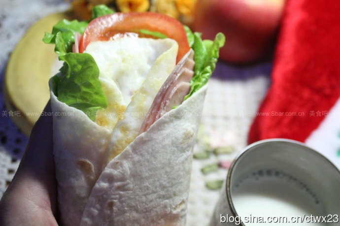 火腿鸡蛋卷 火腿鸡蛋卷的做法