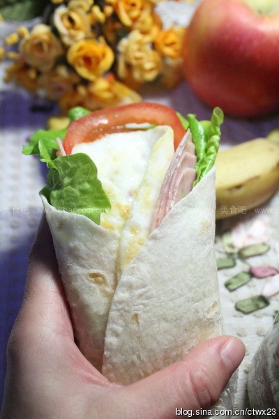 火腿鸡蛋卷 火腿鸡蛋卷的做法