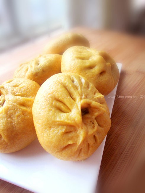 茄丁粉条馅玉米合面包子 茄丁粉条馅玉米合面包子的做法