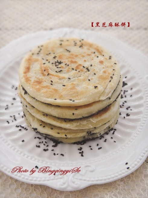黑芝麻酥饼 黑芝麻酥饼的做法