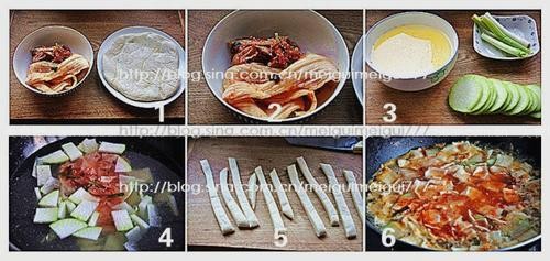 辣白菜面片锅 辣白菜面片锅的做法