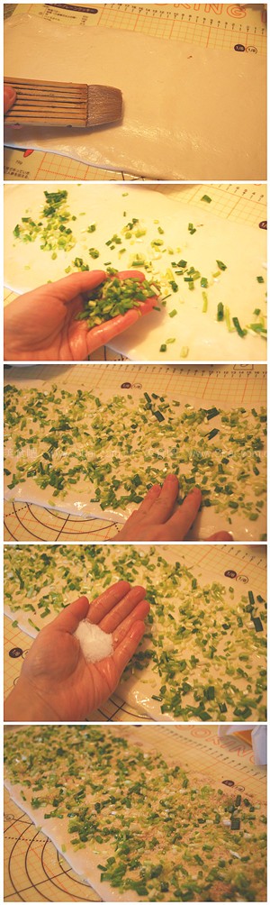 发面版葱油饼 发面版葱油饼的做法