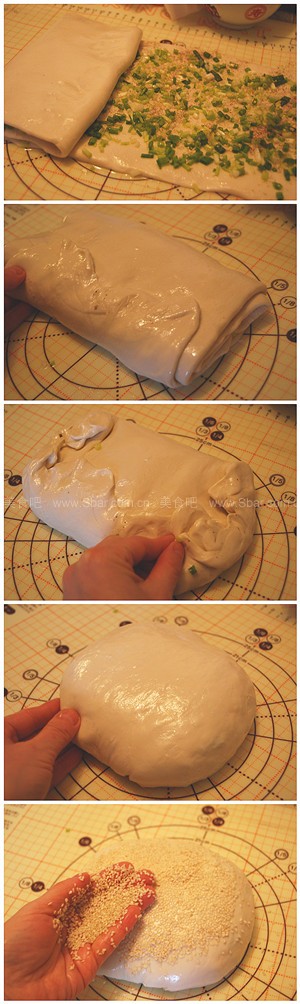 发面版葱油饼 发面版葱油饼的做法