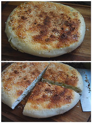 发面版葱油饼 发面版葱油饼的做法