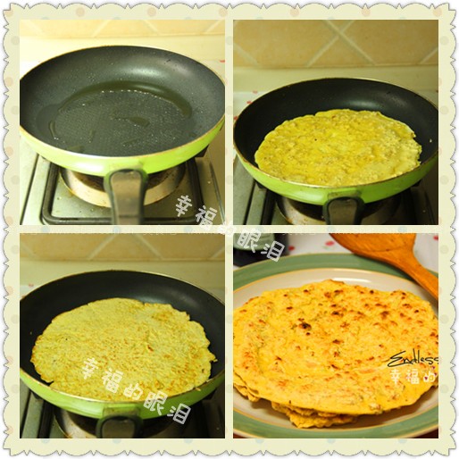 燕麦蛋饼卷土豆丝 燕麦蛋饼卷土豆丝的做法