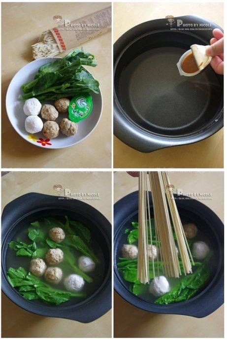 贡丸鲜蔬面 贡丸鲜蔬面的做法