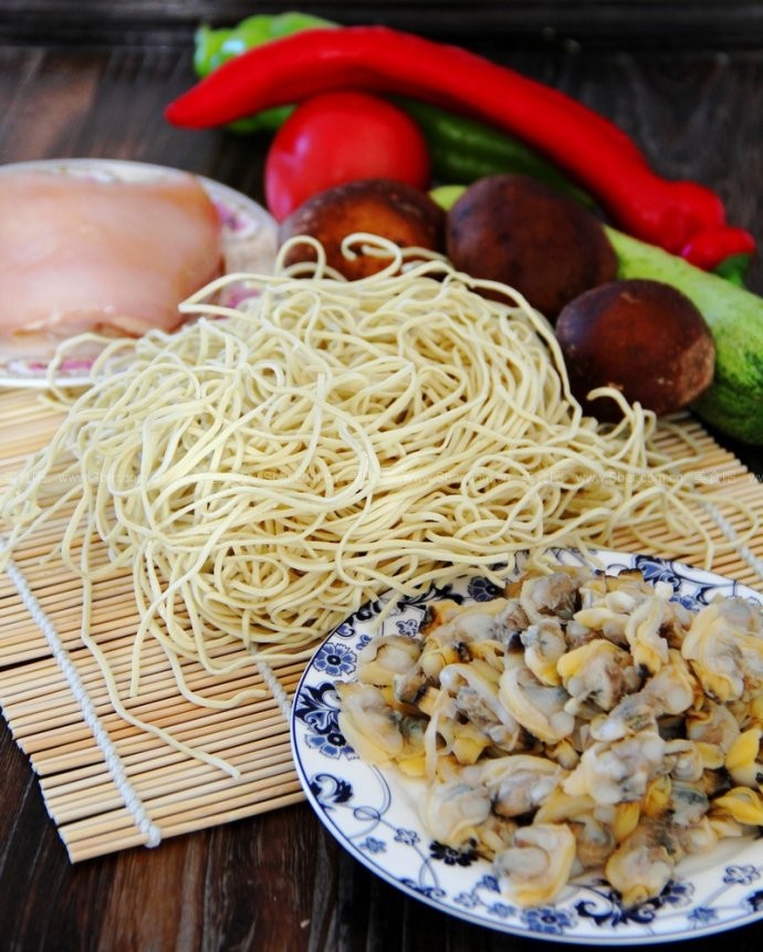 八宝银丝面 八宝银丝面的做法