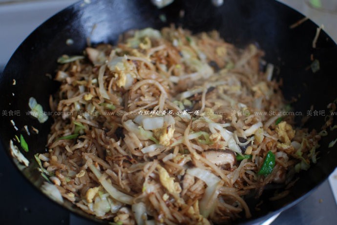 家常素炒饼 家常素炒饼的做法