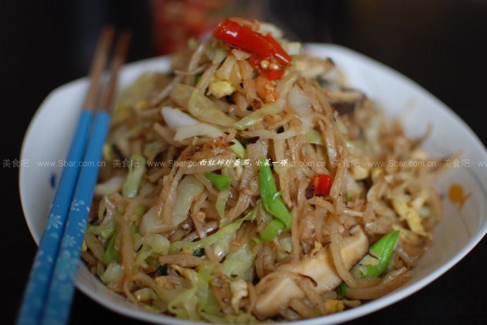 家常素炒饼 家常素炒饼的做法