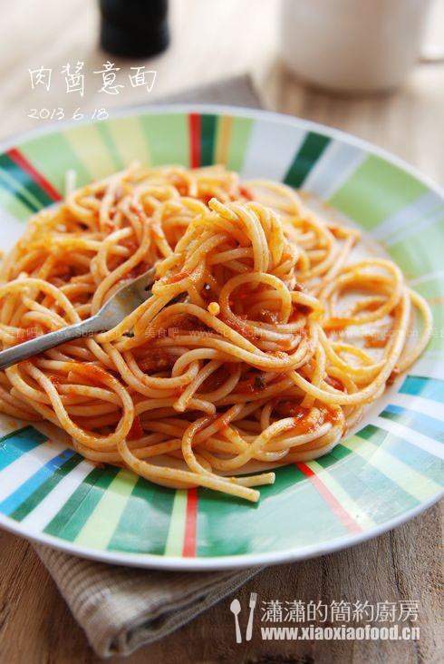 传统肉酱意大利面的家庭做法 传统肉酱意大利面的家庭做法的做法