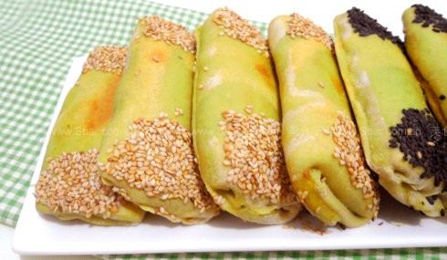 油麦菜小饼的做法 油麦菜小饼的做法