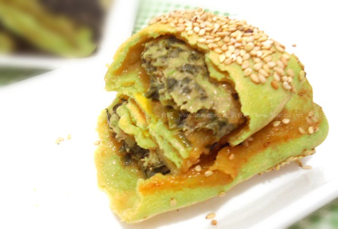油麦菜小饼的做法 油麦菜小饼的做法