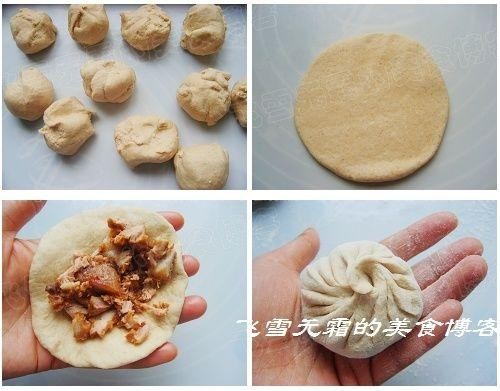 全麦卤肉包 全麦卤肉包的做法