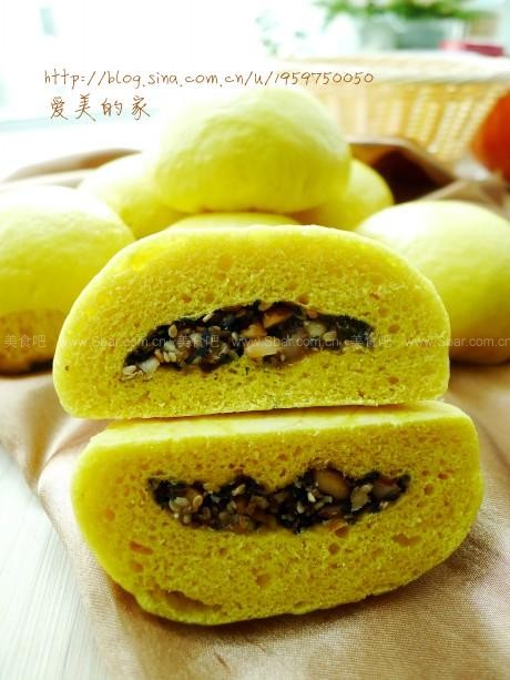 南瓜五仁包 南瓜五仁包的做法