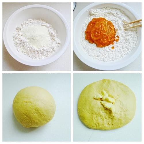 南瓜五仁包 南瓜五仁包的做法