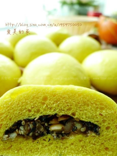 南瓜五仁包 南瓜五仁包的做法