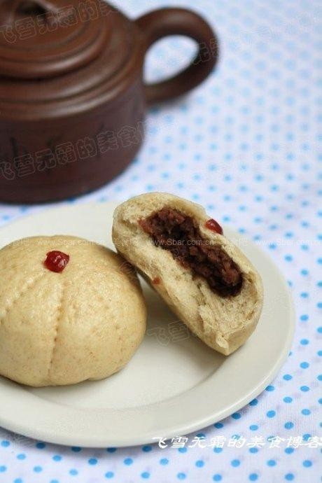 全麦豆沙包 全麦豆沙包的做法