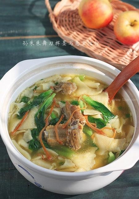 虫草排骨揪片子 虫草排骨揪片子的做法
