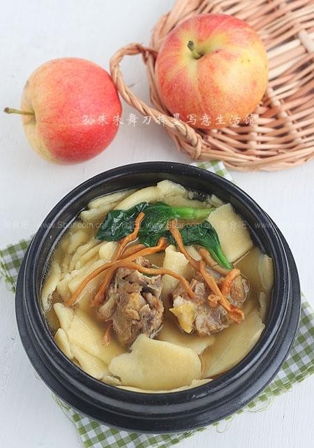 虫草排骨揪片子 虫草排骨揪片子的做法