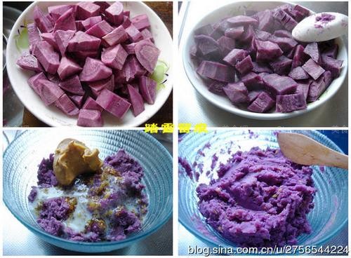 紫薯春卷 紫薯春卷的做法