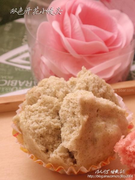 双色开花小馒头 双色开花小馒头的做法