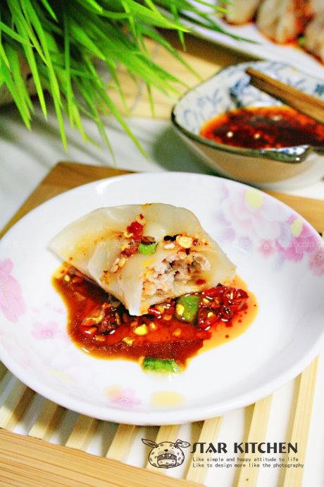 川味香辣红油水煎蘸饺 川味香辣红油水煎蘸饺的做法