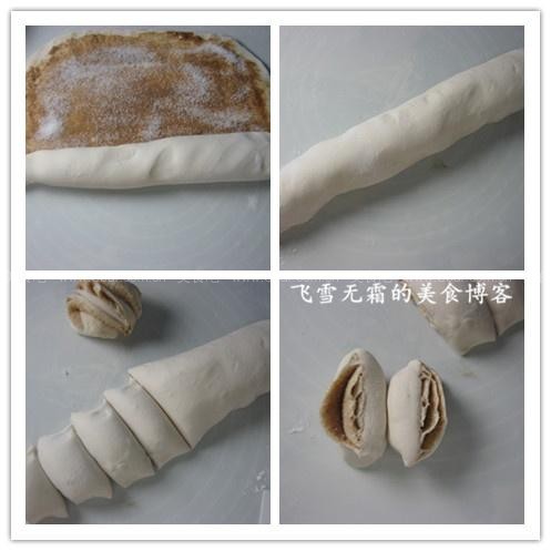 麻酱糖花卷 麻酱糖花卷的做法