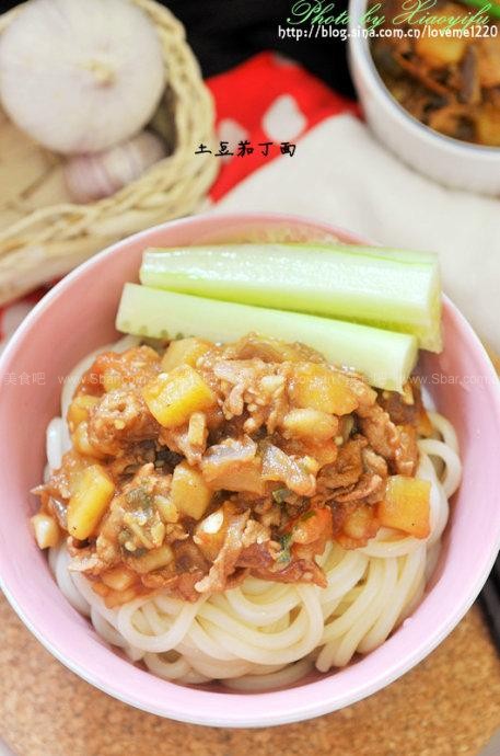 土豆茄丁打卤面 土豆茄丁打卤面的做法