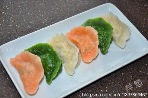 三色鲅鱼水饺 三色鲅鱼水饺的做法
