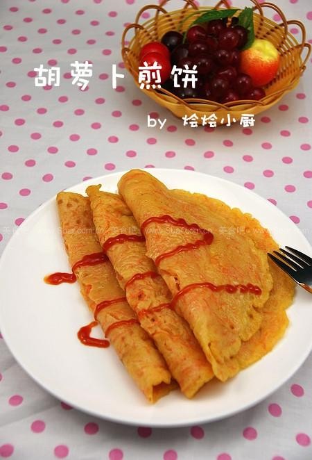 胡萝卜煎饼 胡萝卜煎饼的做法