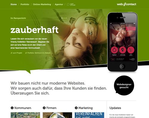 最新18个绿色风格网页设计作品欣赏收集