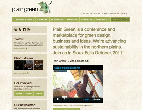 最新18个绿色风格网页设计作品欣赏收集