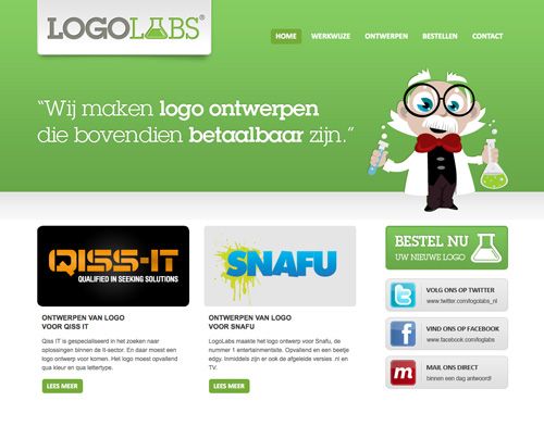 最新18个绿色风格网页设计作品欣赏收集