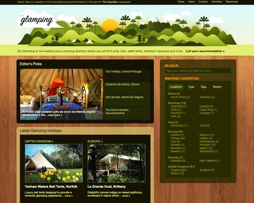 最新18个绿色风格网页设计作品欣赏收集