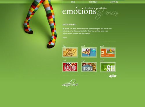 最新18个绿色风格网页设计作品欣赏收集