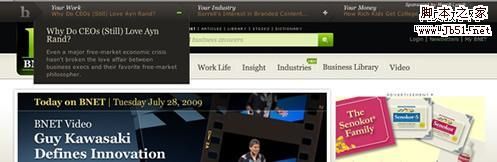 下拉菜单和滑动菜单设计实例