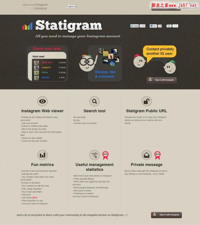 对于图片社交网站UI应用的对比分析(图)