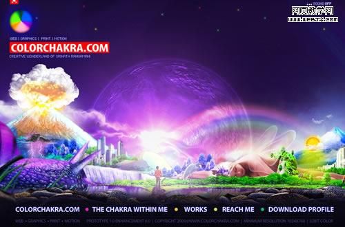 50个漂亮的FLASH网站设计实例