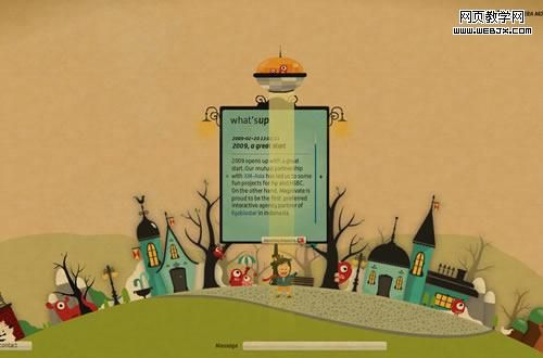 50个漂亮的FLASH网站设计实例