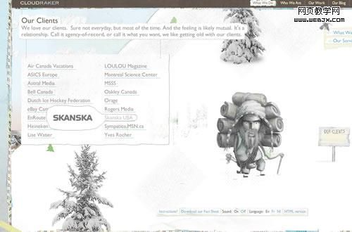 50个漂亮的FLASH网站设计实例