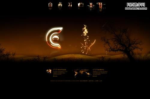 50个漂亮的FLASH网站设计实例