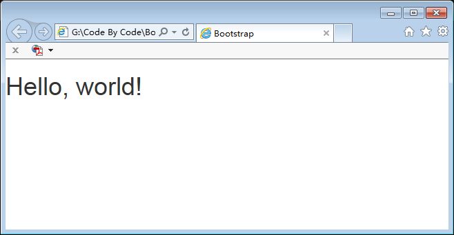 Bootstrap3.0学习笔记之入门篇