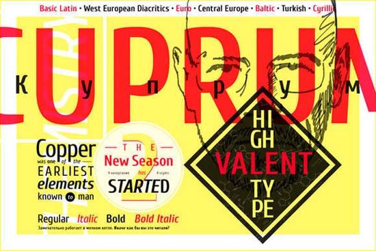 33 个最棒的免费英文字体分享