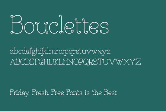 33 个最棒的免费英文字体分享