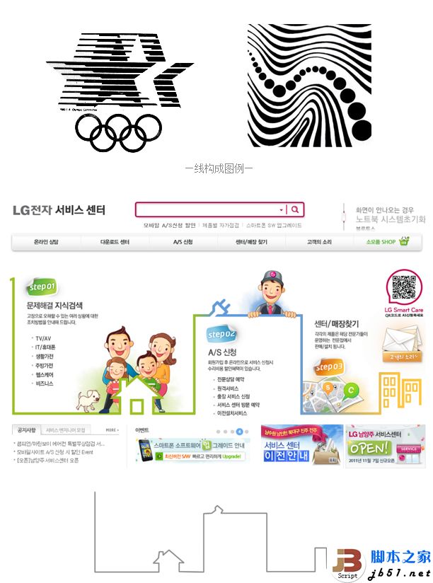 网页设计的平面构成排版能力的介绍