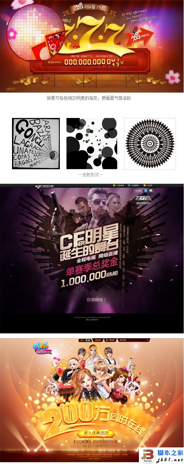 网页设计的平面构成排版能力的介绍