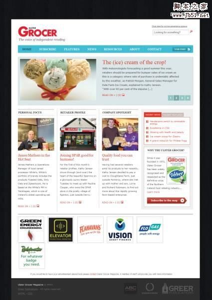 新闻风格网站设计实例25个